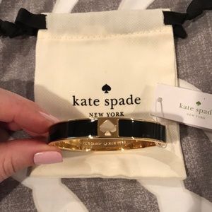 Black Kate Spade bangle in black !  NWT